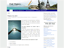 Tablet Screenshot of clubviajero.com